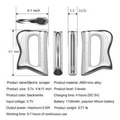 Lisxeoc fascia knife with ergonomic handle for steady control