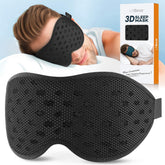 LitBear breathable sleep mask with mesh fabric for cool comfort.