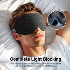 LitBear 12 mm deep eye sockets protect lashes while sleeping.