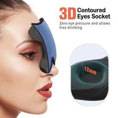LitBear Sleep Mask features memory foam for breathable, lightweight comfort.