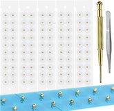 Litelogy ear seeds adhesive patches for gentle at-home acupressure.