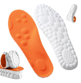 LiteShoe 4D Steppers insoles top view showing cloud-like memory foam cushioning for daily wear