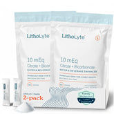 LithoLyte 10mEq citrate sticks dissolve in water for hydration.