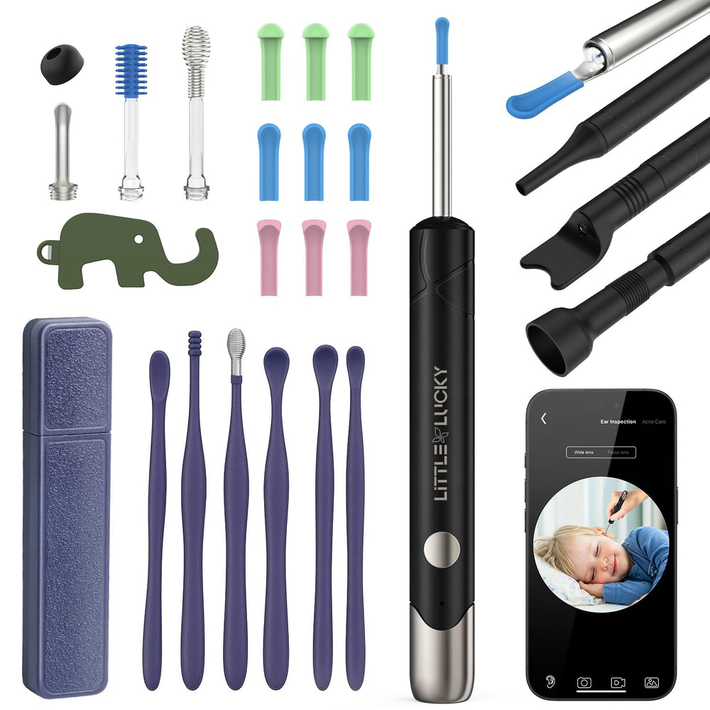 Littlelucky ear canal cleaner with 1080p lens for clear viewing