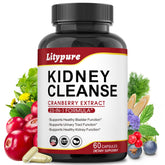 Litypure kidney cleanse bottle pour, easy daily use