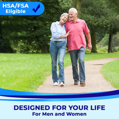 LivDry soft cloth-like material highlights comfortable, latex-free fit.