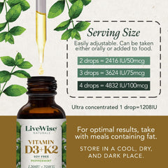 Live Wise Naturals peppermint-infused formula offers a refreshing aroma and easy administration.