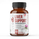 LIVEGOOD Liver Support bottle front showing premium packaging for daily detox
