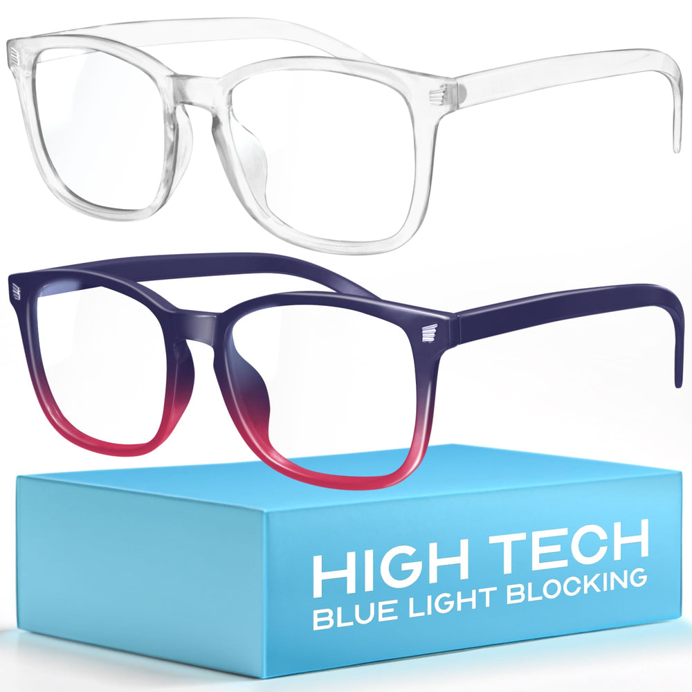 Livho high tech blue light glasses frame close-up showing lightweight design for reduced eye strain