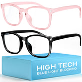 Livho high tech blue light glasses shown in tilt view, lightweight for all day wear