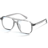 Livho Vintage Aviator blue light glasses with oversized frames for all-day comfort.
