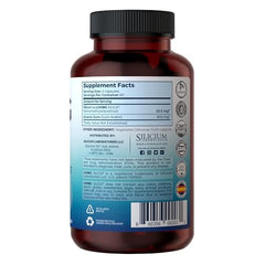 Living Silica ORGONO capsules closeup highlights easy daily intake for skin, hair, and nails.