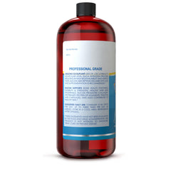 Orgono Living Silica Siliplant bottle label close-up emphasizing premium absorption features.