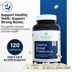 Living Well with Dr. Michelle Capsule lineup showcases convenient daily capsules for bone and enamel health.