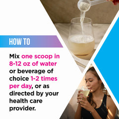 Livingood Daily collagen powder dissolving into coffee for a smooth start.
