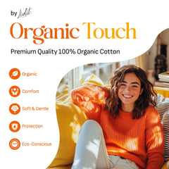 Livlit organic cotton top sheet closeup shows soft, hypoallergenic feel.