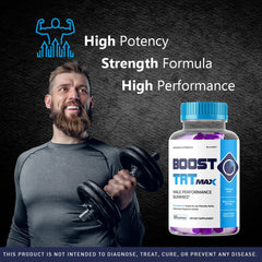 LIVORKA Boost TRT Max gummies outside bottle show tasty daily supplement
