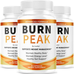 LIVORKA Burn Peak capsules front view for daily wellness support