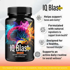LIVORKA IQ Blast Plus capsules closeup highlighting smooth capsules for daily use.