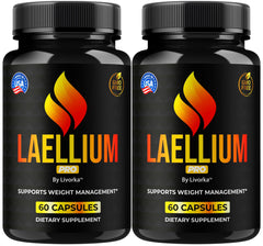 LIVORKA Laellium Pro pills bottle close-up for daily wellness support.