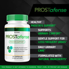 LIVORKA Prostafense capsules close-up for easy daily intake.