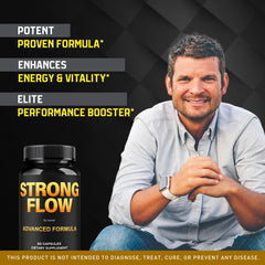 LIVORKA Strong Flow Capsules packaging back with ingredient highlights