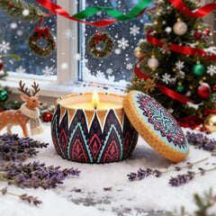 LKDJR soy wax candles with clean burn and long-lasting fragrance.