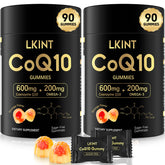 LKINT CoQ10 Gummies bottle with orange flavor for daily heart support