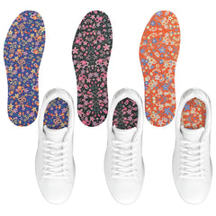 LMHCISO floral print no-show inserts shown in package for everyday wear