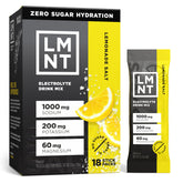 LMNT Lemonade Zero Sugar bottle for on-the-go hydration and refreshing electrolytes
