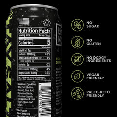 LMNT Sparkling Citrus Salt can shown for convenient electrolyte balance on the go.