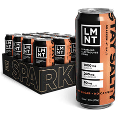 LMNT Sparkling Grapefruit Bottle for refreshing hydration during workouts.