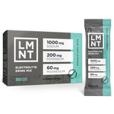 LMNT Zero Sugar sticks dissolving in water for on-the-go hydration