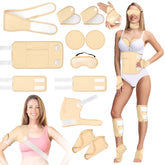 Lnkful castor oil pack wrap stomach for abdominal comfort and absorption support