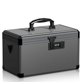 Lockbako medicine lock box front view showing secure code access for home storage