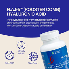 Longevity by Nature H.A.95 skin glow depiction suggesting enhanced hydration.