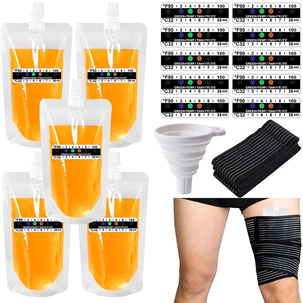 LonlyEagle urine test bag transparent leakproof for discreet travel use.