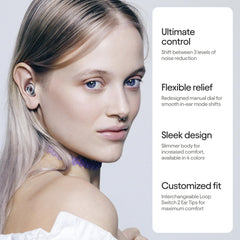 Loop Switch 2 slim nozzle design highlighting comfortable fit for daily wear.