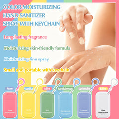Loopeer lavender-scent mini sanitizer offers a light fragrance at work or school.