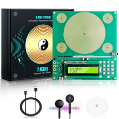 LOOYIG Frequency Generator on a desk setup for daily relaxation and focus.