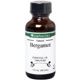 LorAnn Bergamot Oil 1oz bottle — pure citrus flavoring for desserts.