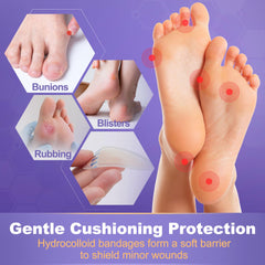 LotFancy diferentes tallas y formas para pies, dedos y talones.