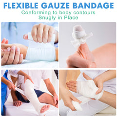 LotFancy gauze rolls used for wound dressings and protection