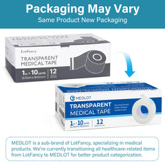 LotFancy waterproof clear tape on dressings offers moisture resistance for secure bandages.