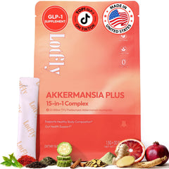 LOTFLY GLP-1 supplement bottle shows a 30-day supply for appetite control