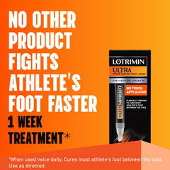 Lotrimin Ultra prescription-strength butenafine 1% for targeted toe-area action.