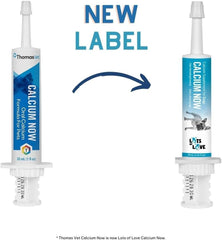 Lots of Love Calcium Now two calcium sources improve bioavailability for nursing dogs.