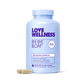 Love Wellness Bye Bye Bloat bottle pour for convenient post-meal digestion support