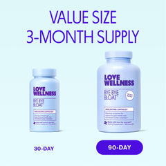 Organic ingredients feature in Love Wellness Bye Bye Bloat for a premium blend