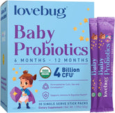 LOVEBUG baby probiotics powder ready for daily gut-friendly dosing